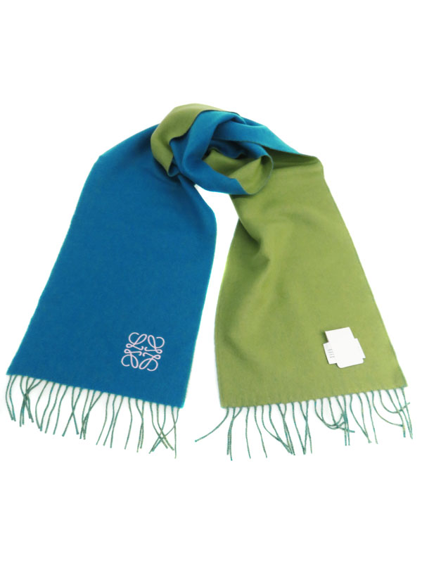 LOEWE ロエベマフラーバイカラー