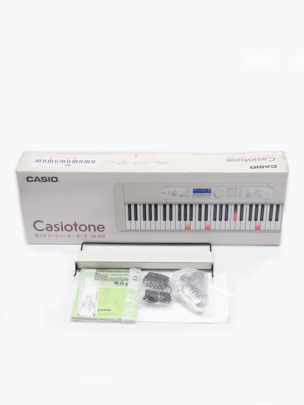 カシオ 2021年製】LK-520 光ナビゲーション キーボード カシオ計算機