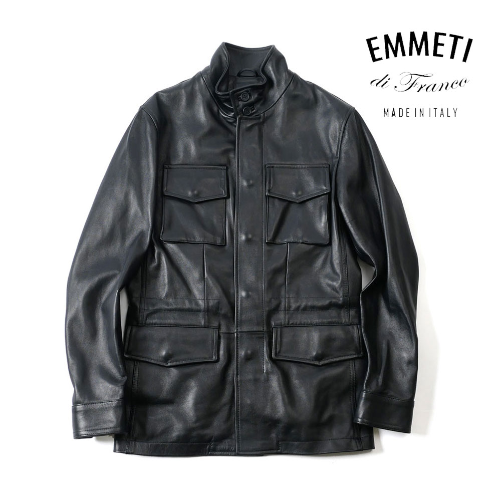 BEAMS 別注 EMMETI SERSE ゴートスウェード レザー M-65 EMMETI ゴート