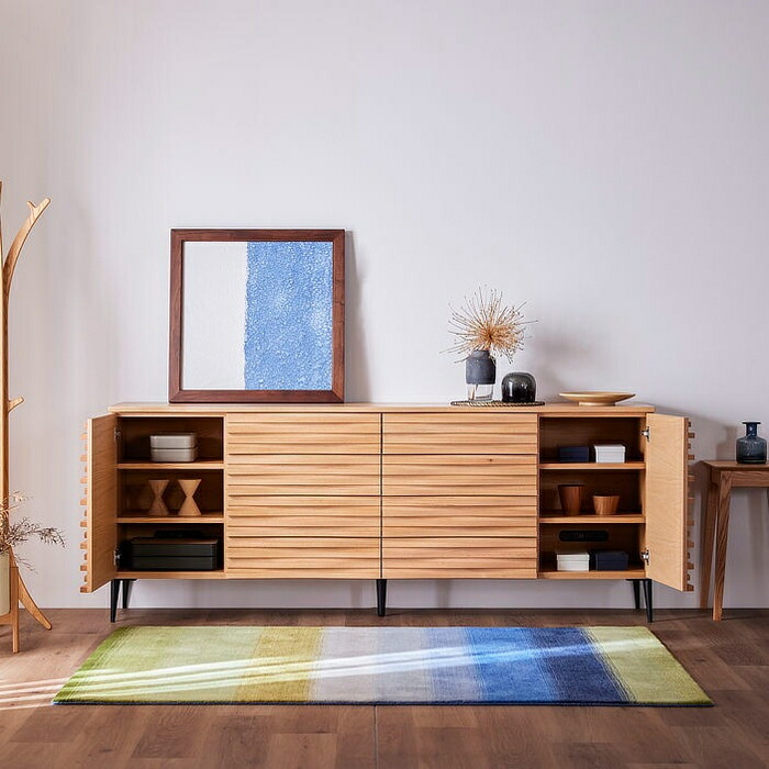 楽天市場】リビングボード サイドボード おしゃれ ウォールナット