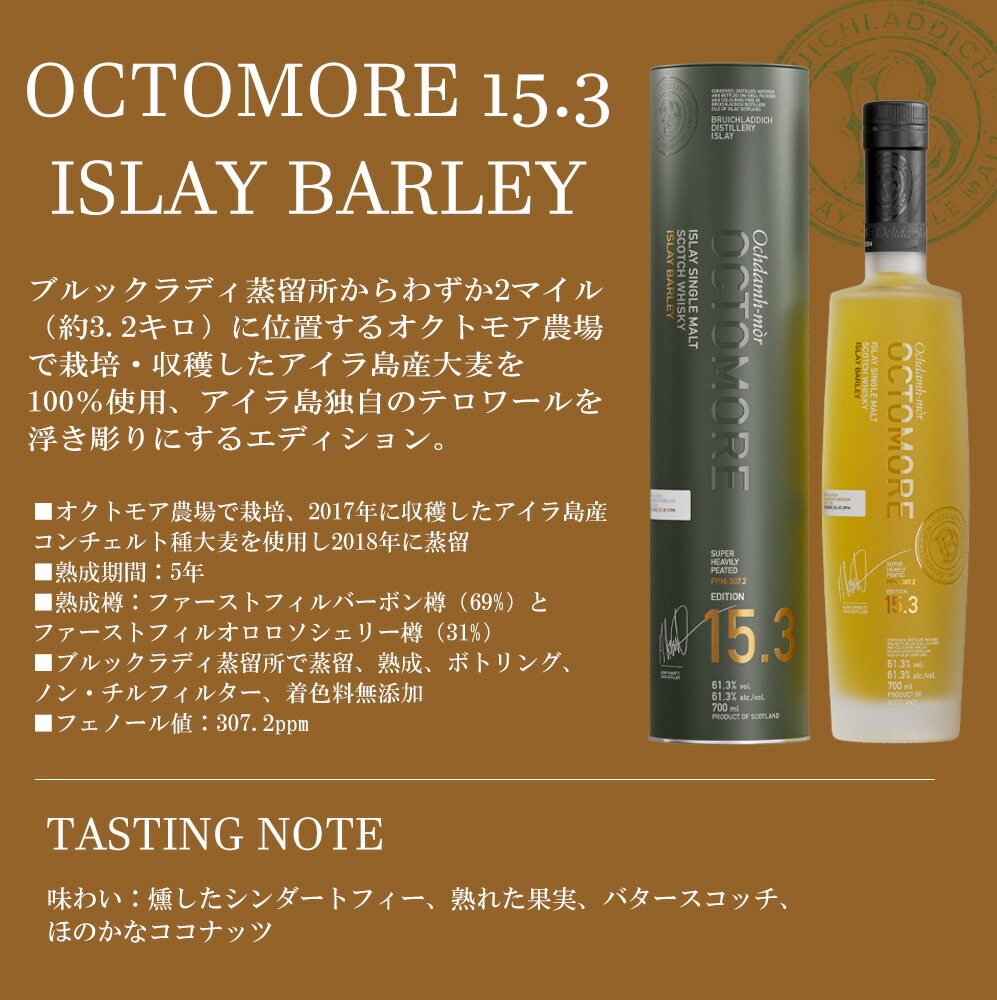 楽天市場】【正規品 箱入】オクトモア 15.3 スコティッシュ バーレイ