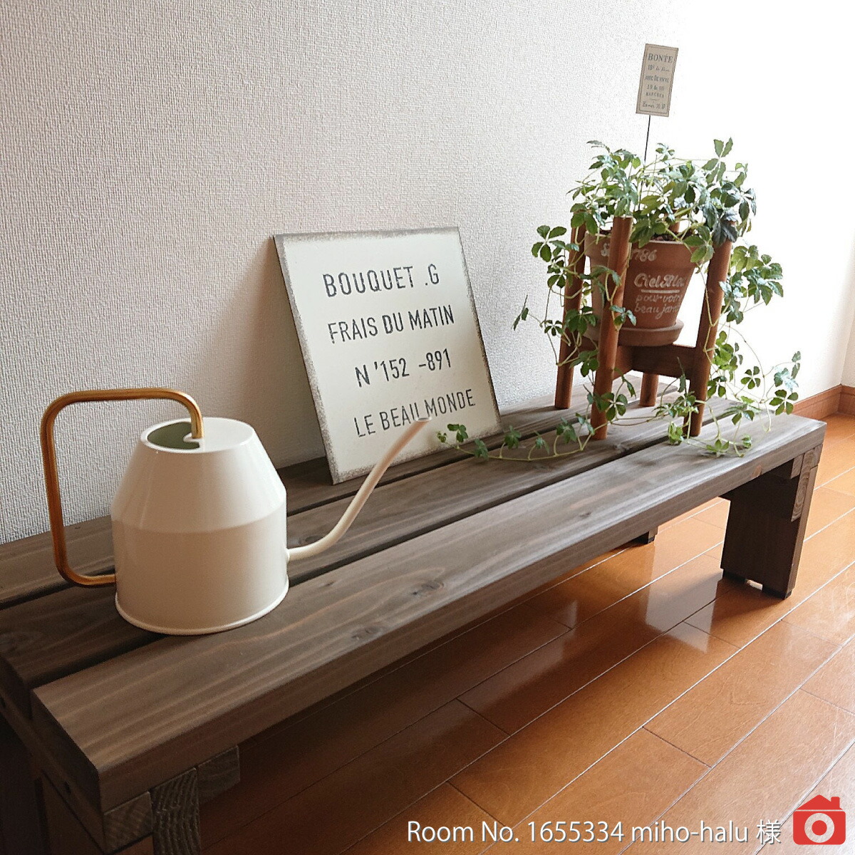 WOODPRO本店】プランター台/花台棚板セット