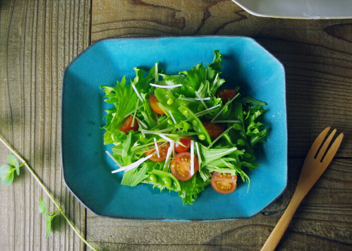 青緑色 フラスコ型陶器 八角形25-10 青緑色 フラスコ型陶器 八角形25-10