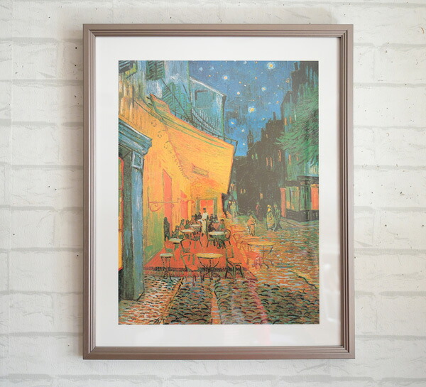 ゴッホ夜のカフェテラス ゴッホ 夜のカフェテラス ゴッホの立体複製画