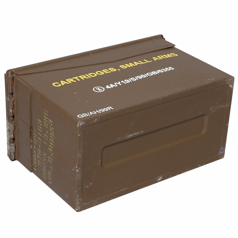 ミリタリーボックス イギリス軍 アンモ缶 弾薬かケース ギアケース お