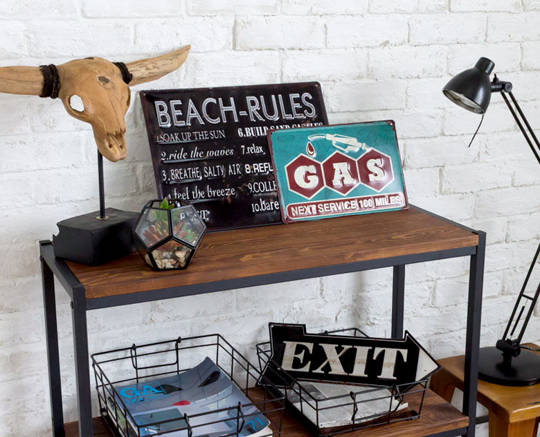 楽天市場】BEACH RULES ヴィンテージ風 サインボード サインプレート