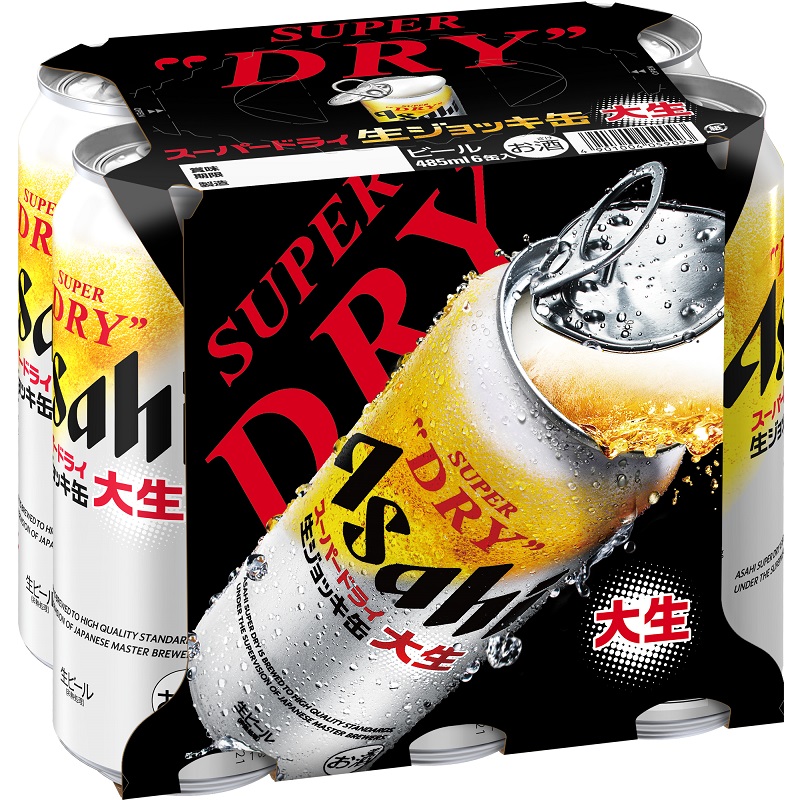 スーパードライ 生ジョッキ缶 485ml6缶パック アークスオンライン