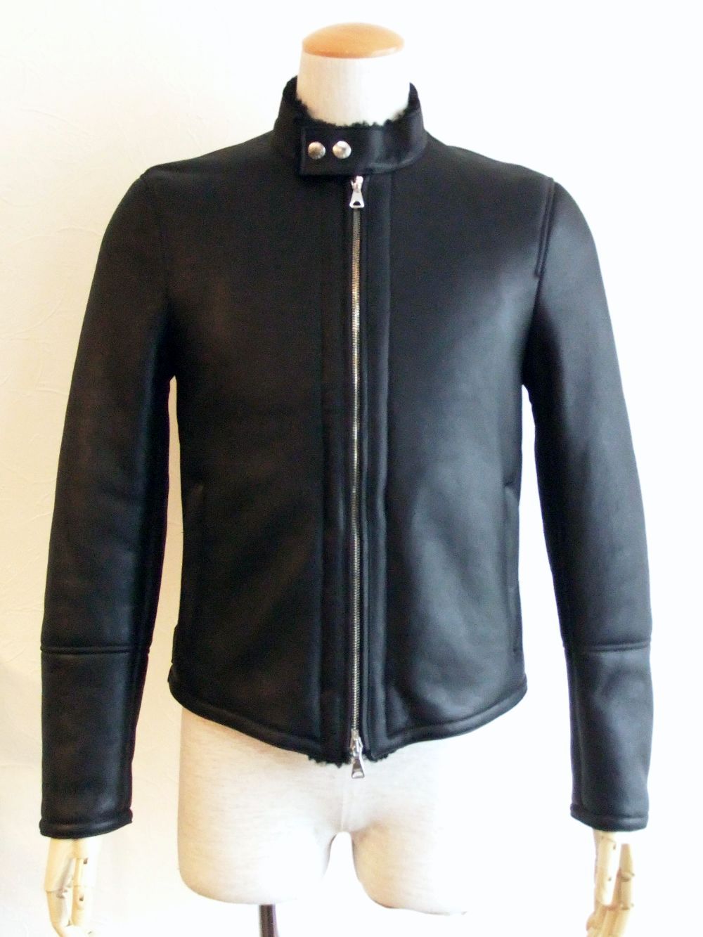 EMMETI - H MONTONE ムートンシングルライダース EMMETI × 干場氏