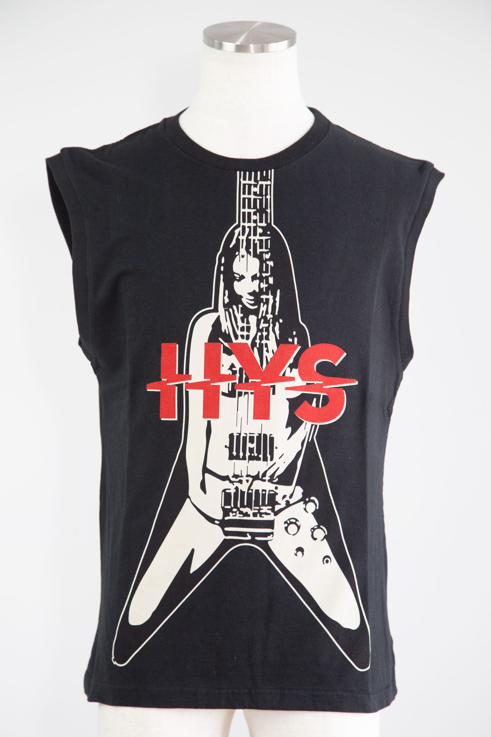 HYSTERIC GLAMOUR - FLYING V ノースリーブTシャツ / ブラック | Tempt
