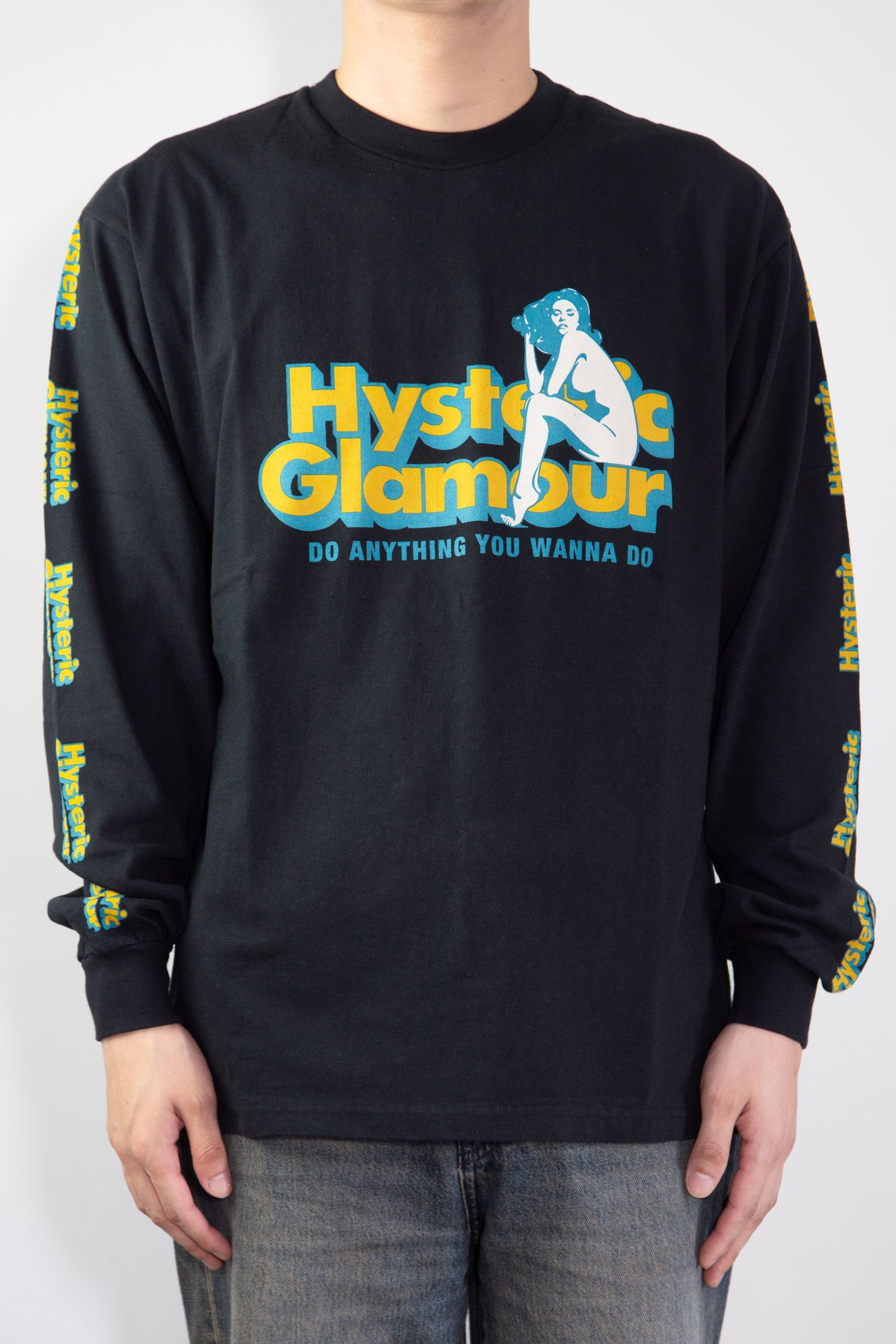 HYSTERIC GLAMOUR - DO ANYTHING Tシャツ / ネイビー | Tempt