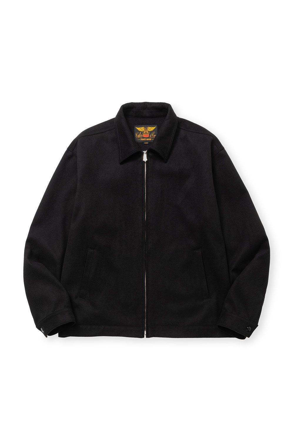 CALEE - PE MELTON SWINGTOP ＜BLATANT LOCALISM＞ / ブラック | Tempt