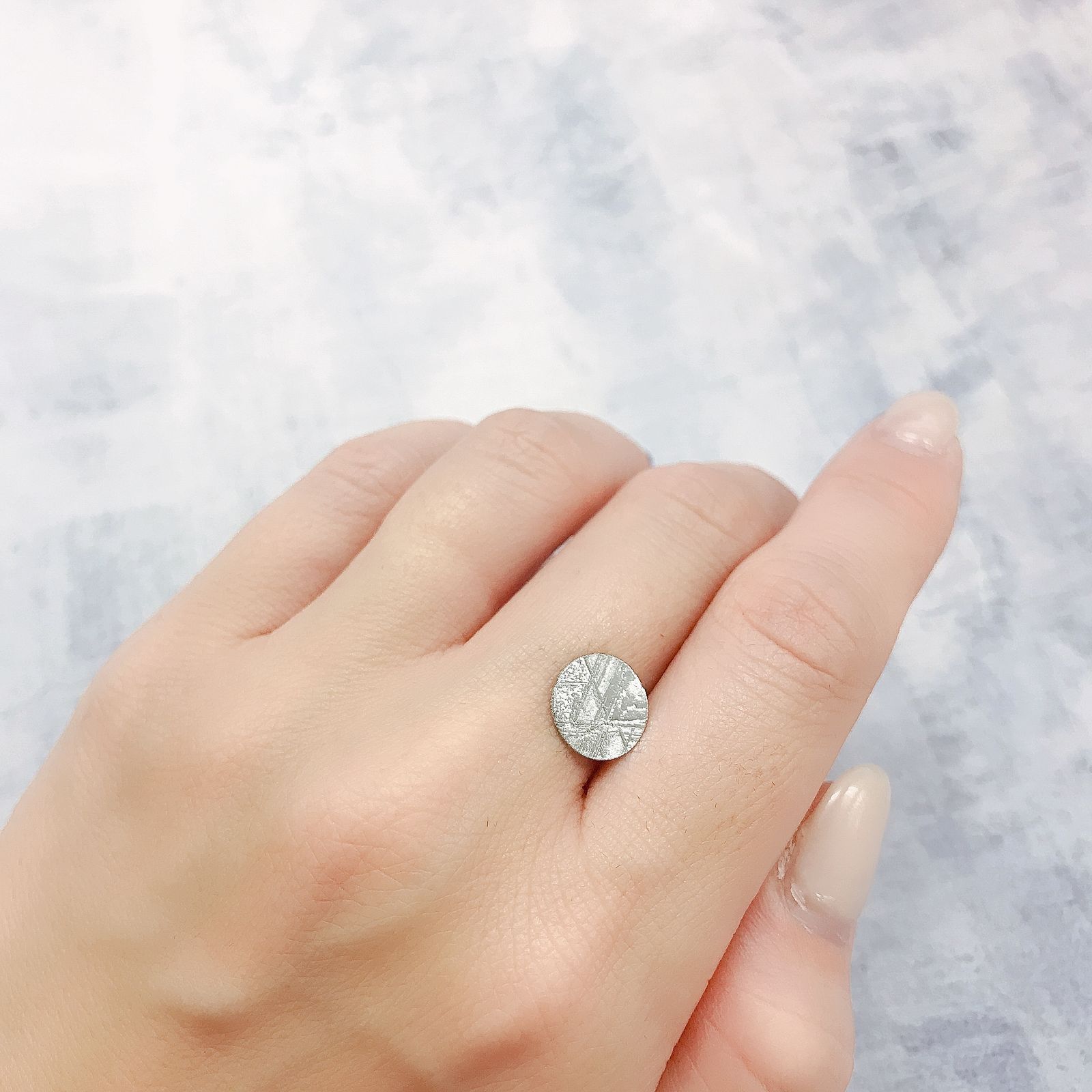 ムオニナルスタ隕石 発見地：スウェーデン 1.57ct[220616114]10x10mm