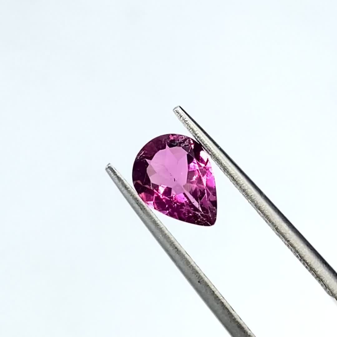 ピンクトルマリン(宝石名ピンク・トルマリン)ブラジル産 識別済 0.99ct