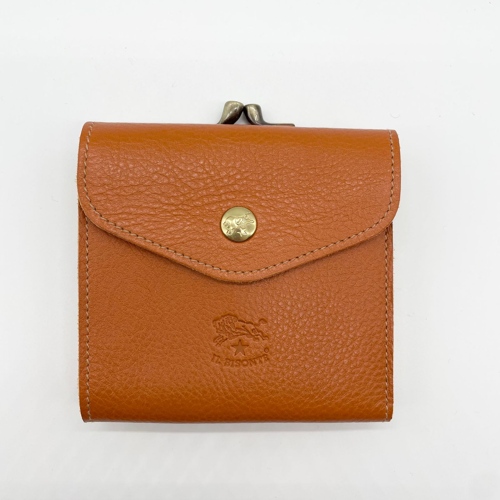 IL BISONTE - ウォレット/がま口二つ折り財布/ヤケヌメ | HALLOW's web