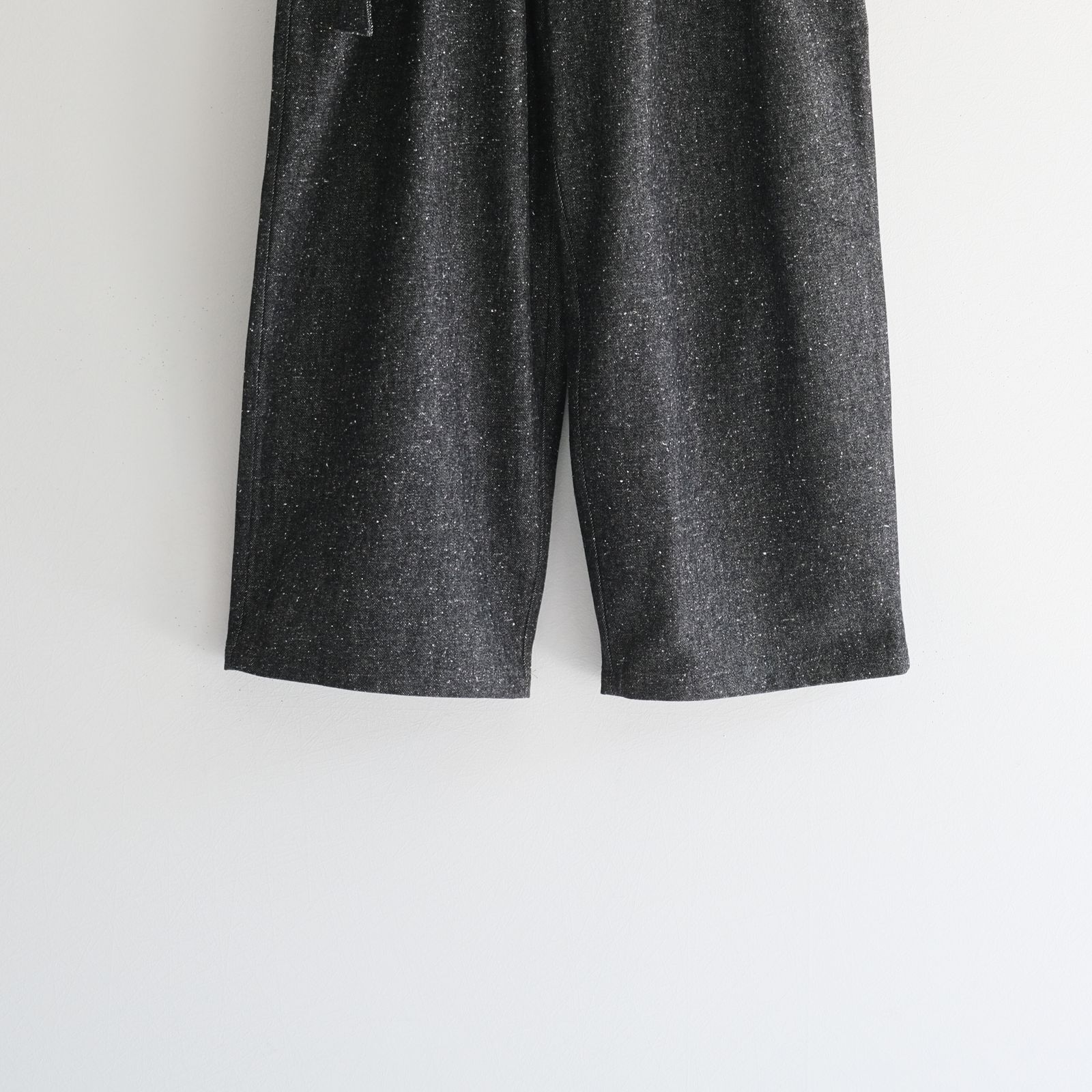 Blanc YM - Silk Denim Wide Pants / デニム / シルク / コットン