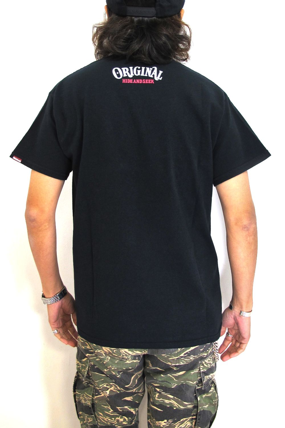 HIDE AND SEEK - ×TENDERLOIN S/S TEE (BLACK) / テンダーロイン