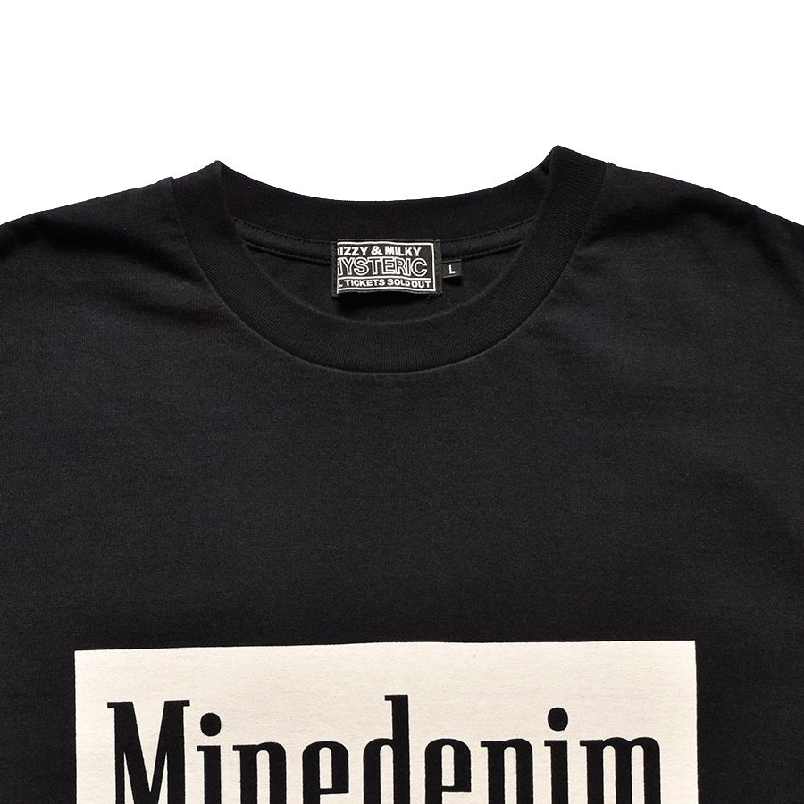 MINEDENIM - × HYSTERIC GLAMOUR T-SH (BLACK) / ×ヒステリック