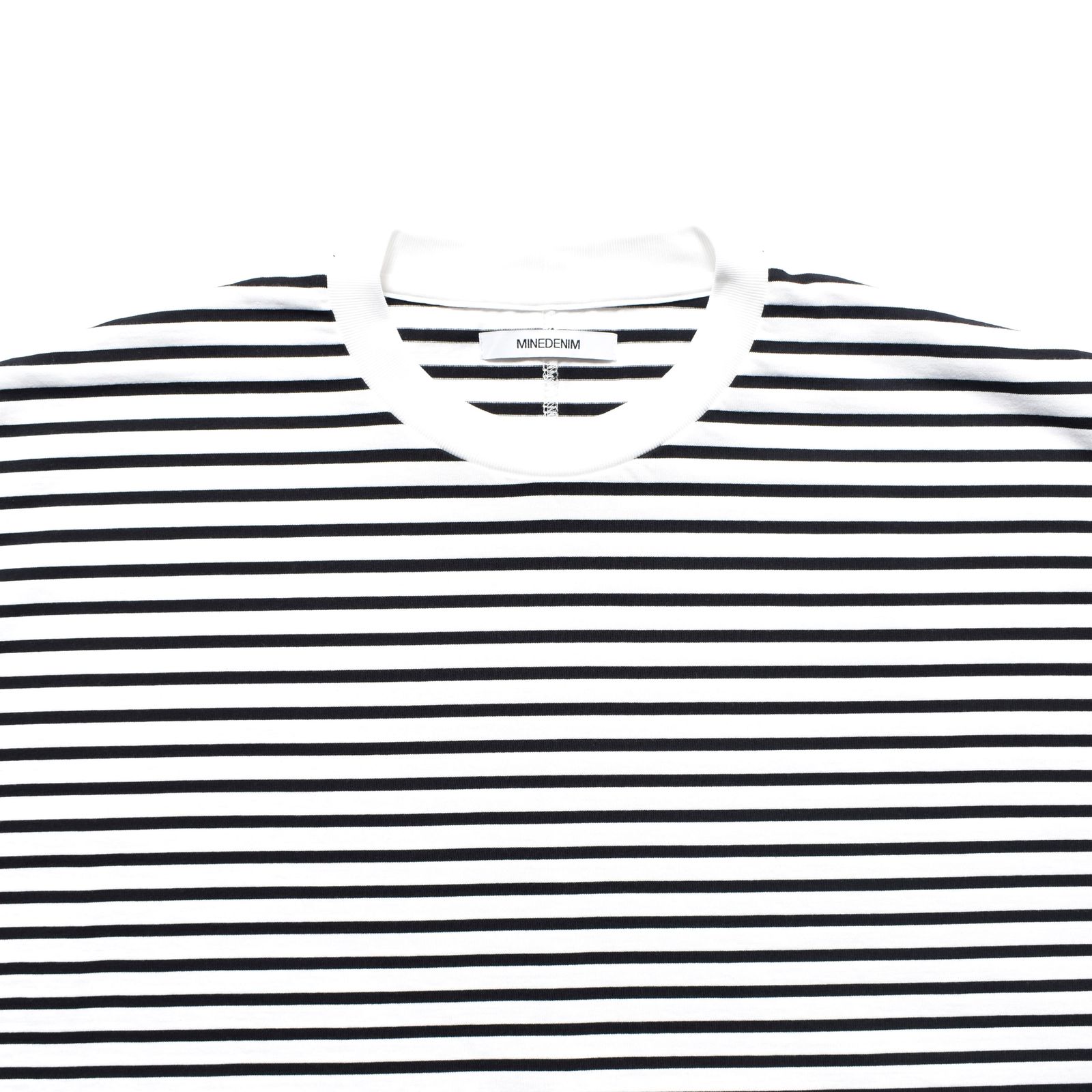 MINEDENIM - Big Nosleeve Border T-SH (WPT) / ビッグシルエット