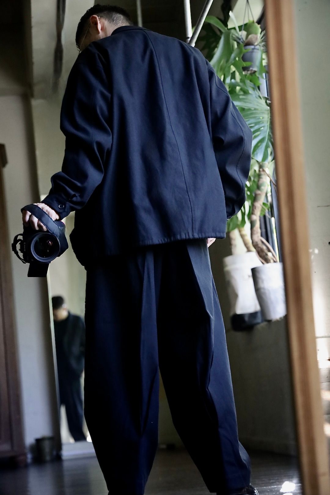 COMME des GARCONS HOMME - コムデギャルソンオム24AW 綿ウールサージ