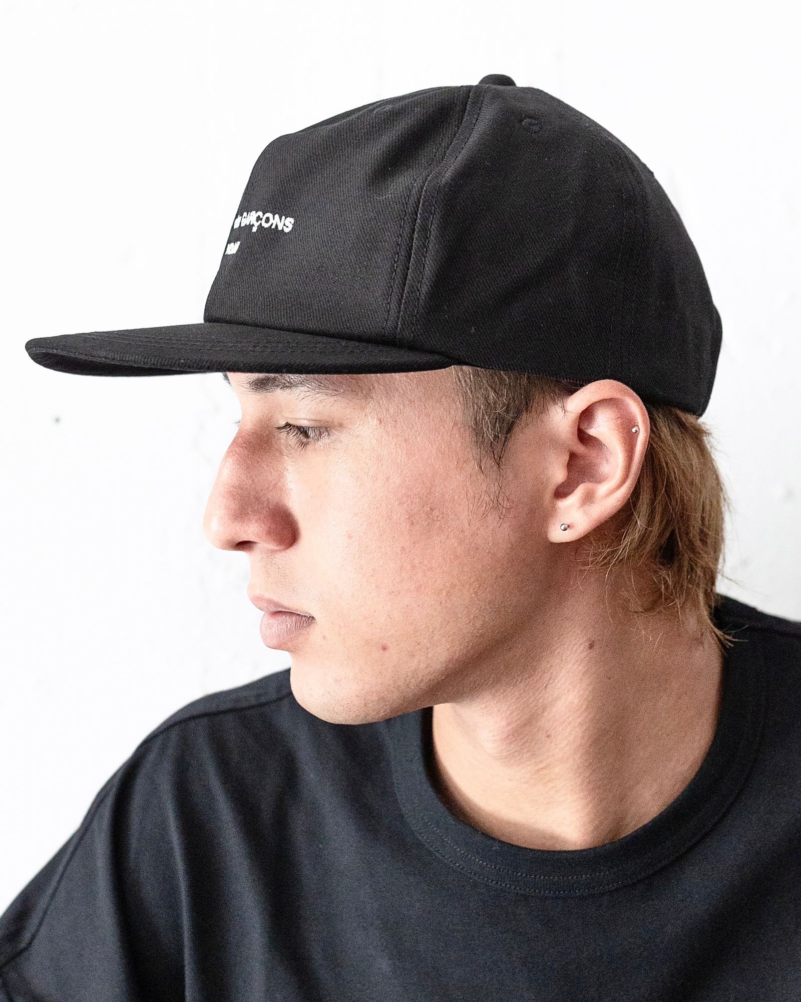 コムデギャルソン キャップ ブラック COMME des GARCONS HOMME LOGO