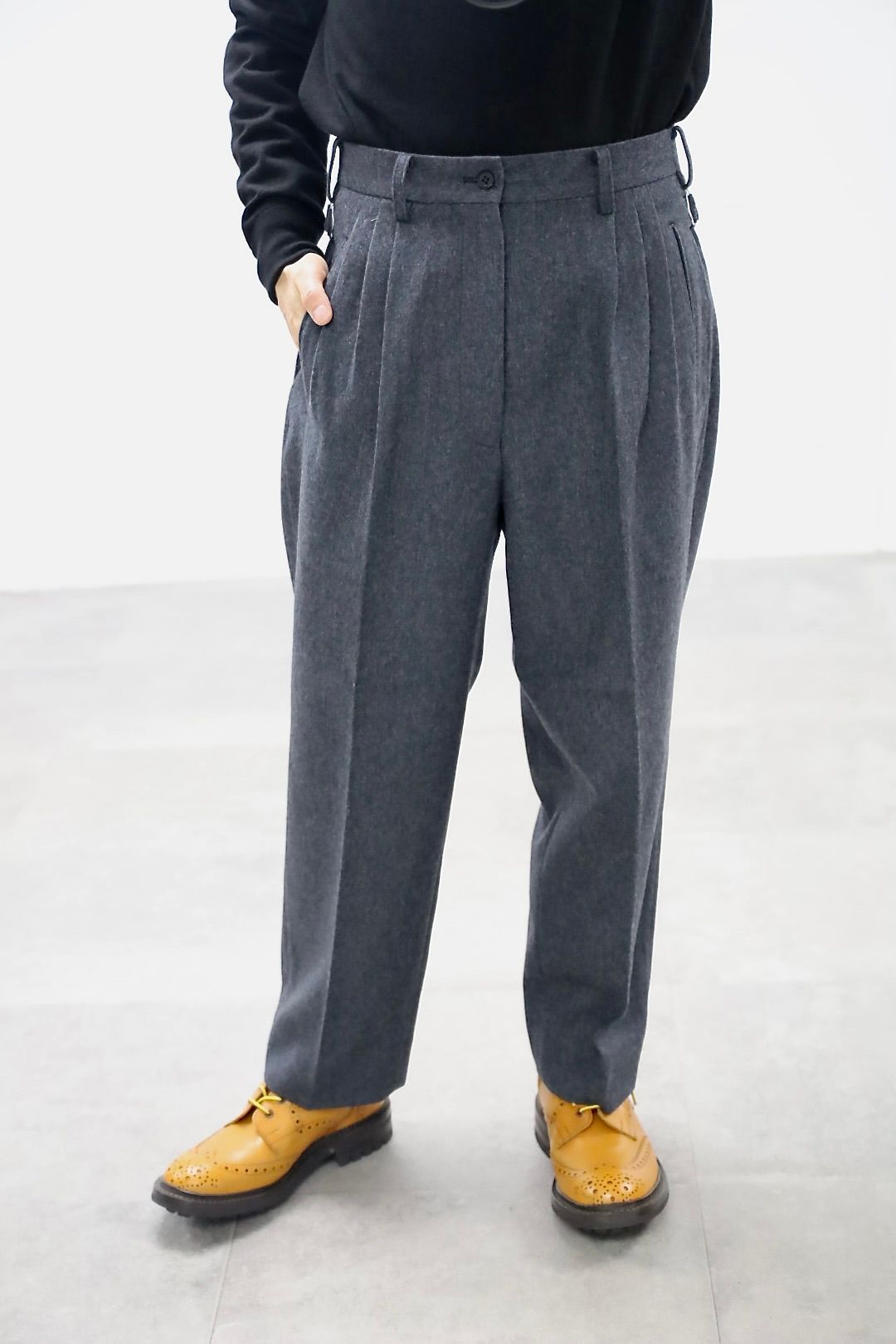 COMME des GARCONS HOMME - コムデギャルソンオム25FW ウールフラノ