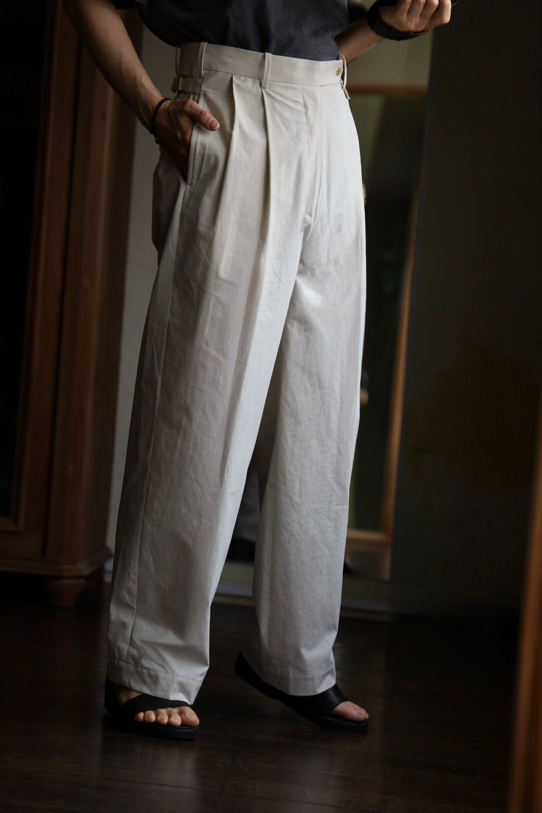 A.PRESSE - アプレッセ 25SS High Density Weather Cloth Trousers