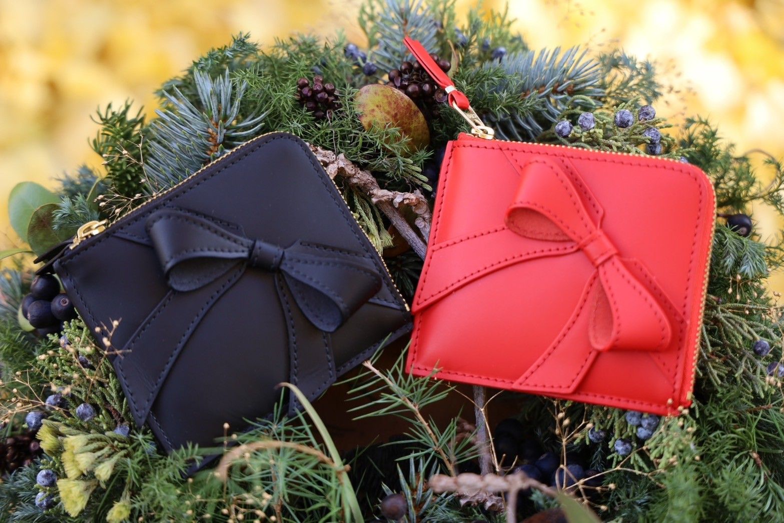 Wallet COMME des GARCONS - コムデギャルソン 財布 Big Bow Zip