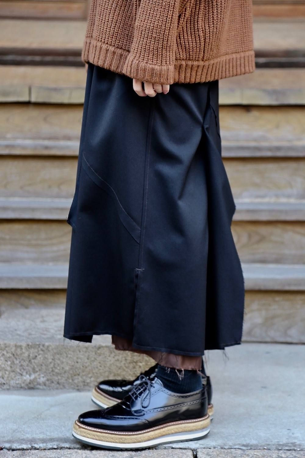 sulvam レイヤードスカートパンツスタイル2019.10.26. | 492 | MARK