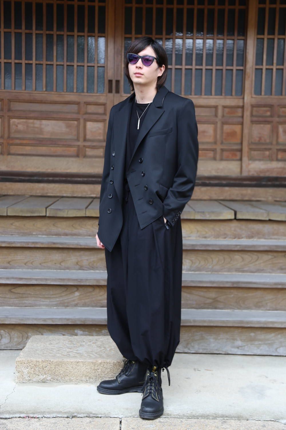 STAFF ヨウジヤマモト2021ss ウールギャバパンツ STYLING｜THE SHOP