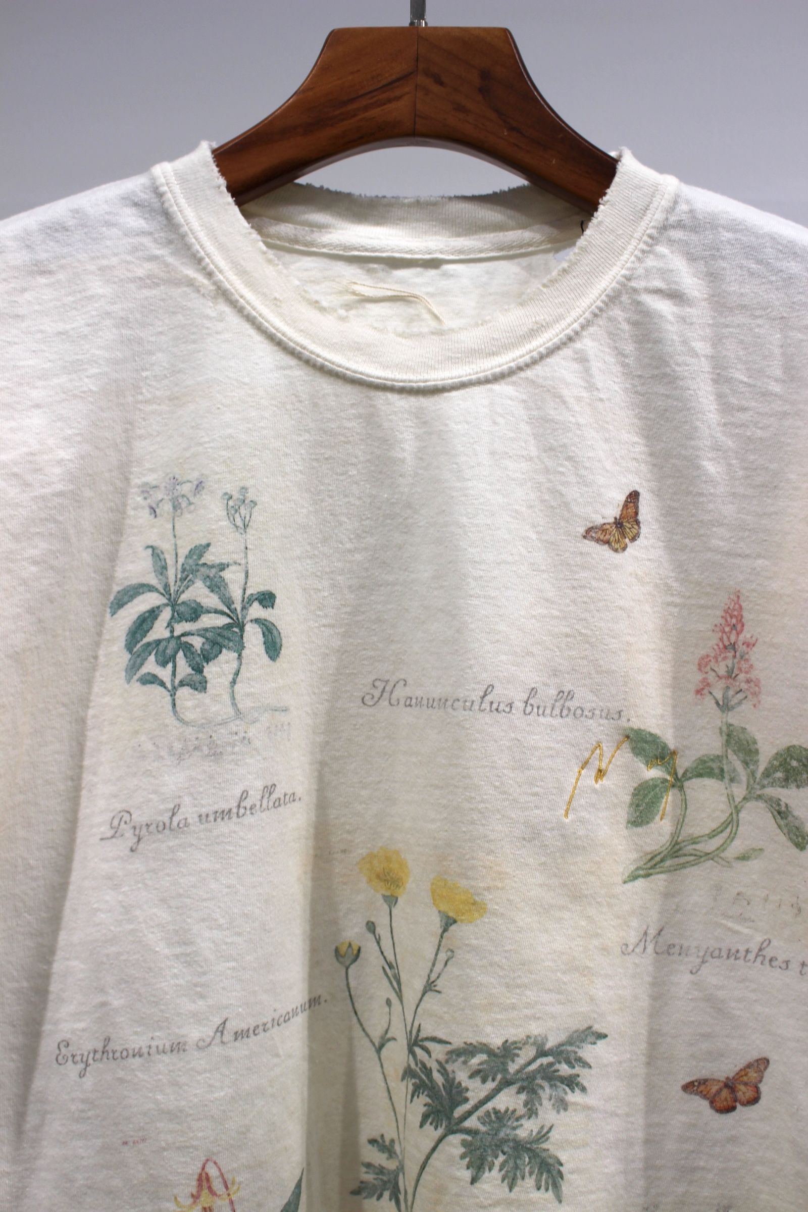 ANCELLM - BOTANICAL T-SHIRT/WHITE | NapsNote