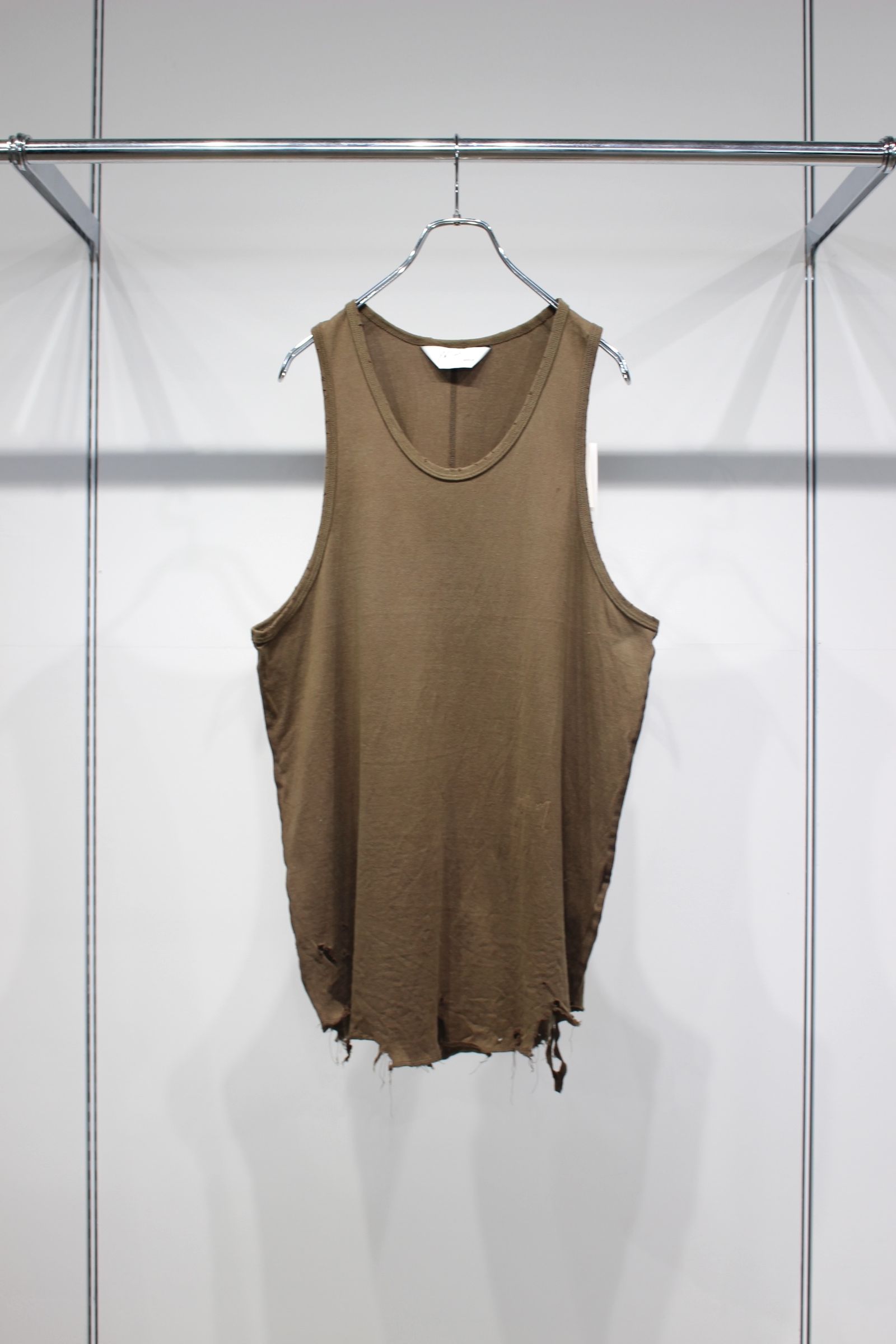 25SUMMER ANCELLM DAMAGE TANK TOP 1サイズ 25SUMMER ANCELLM DAMAGE