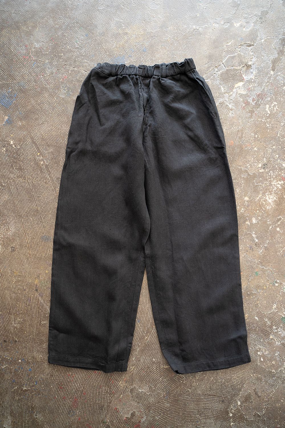 MITTAN - 綾織大麻ワイドパンツ(濃紺) | Salty