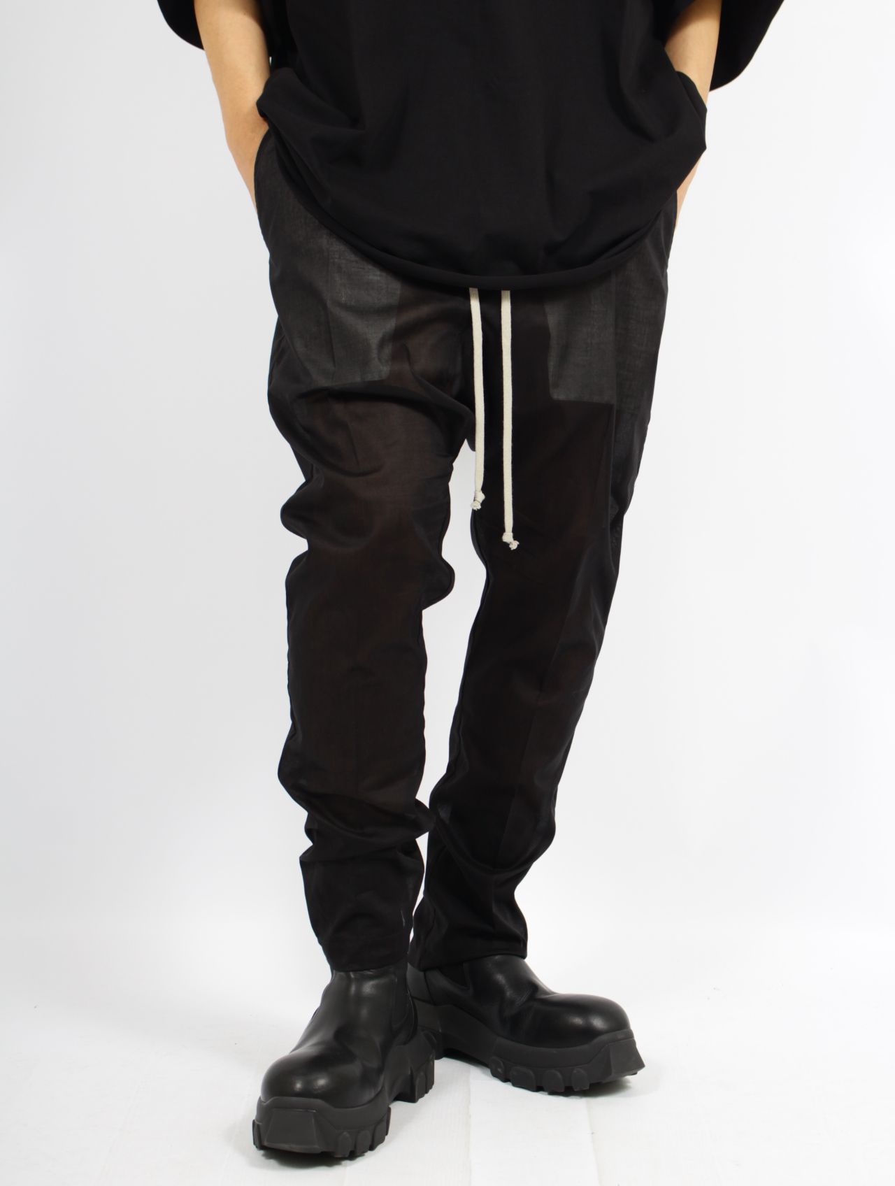 19SS Rick Owens サルエルパンツ 46 ブラック BABEL RICK OWENS 19SS