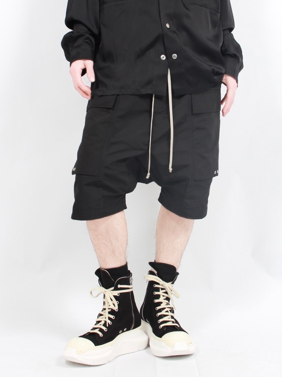 DRKSHDWリックオウエンスPODSポッズ ショートパンツ XS 黒ブラック