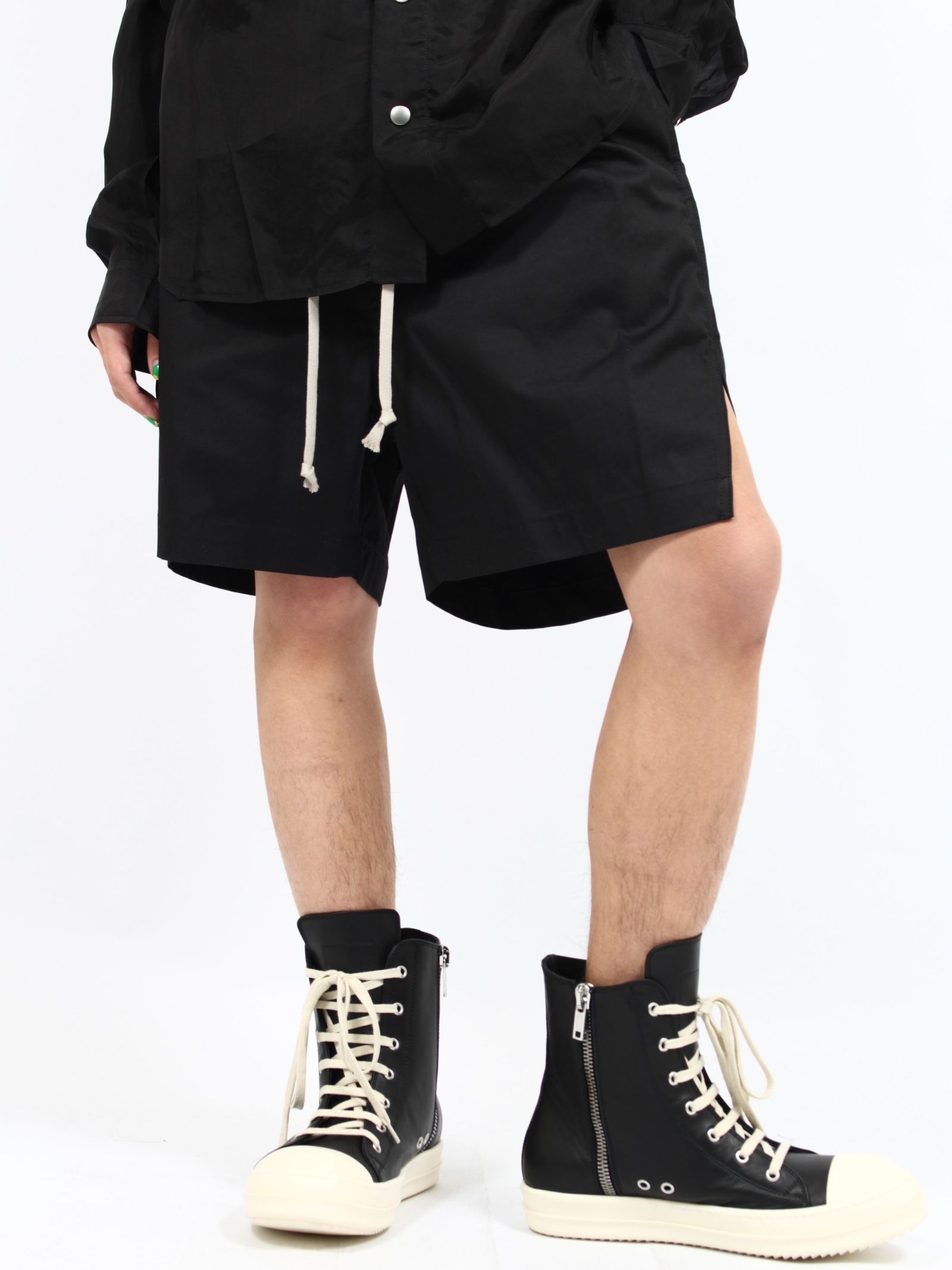 DRKSHDWリックオウエンスPODSポッズ ショートパンツ XS 黒ブラック