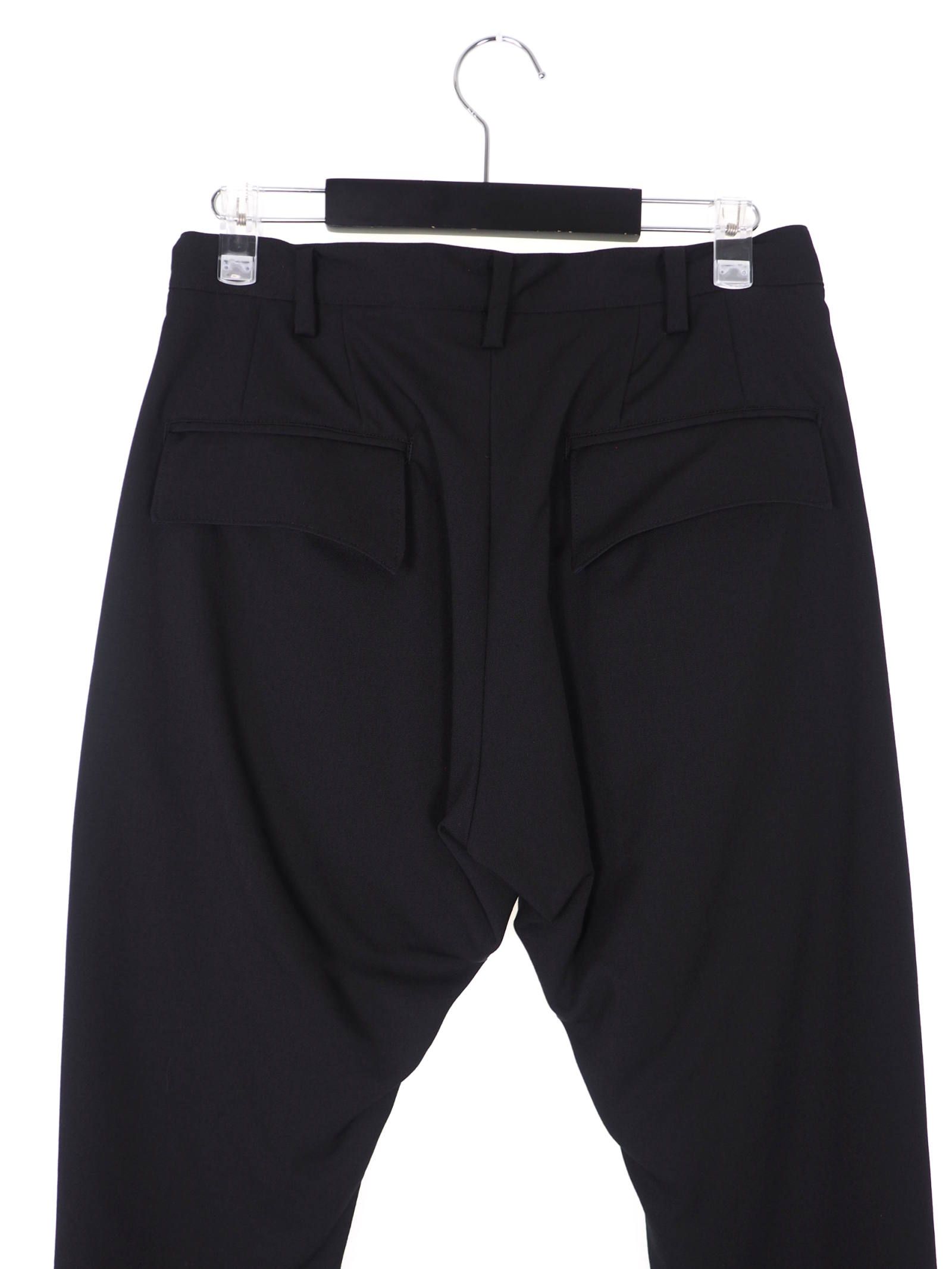 sulvam - ウールギャバジン ブーツカットパンツ スラックス