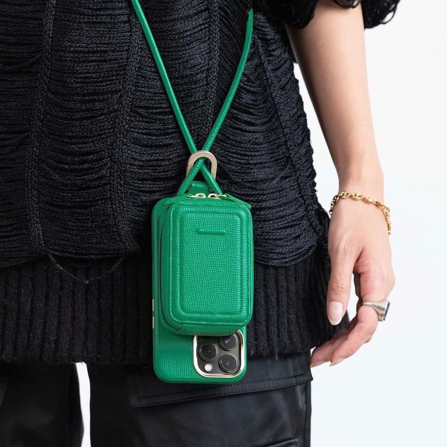 objcts.io - 【残り一点】レザーストラップ付マイクロバッグ(JOLLY