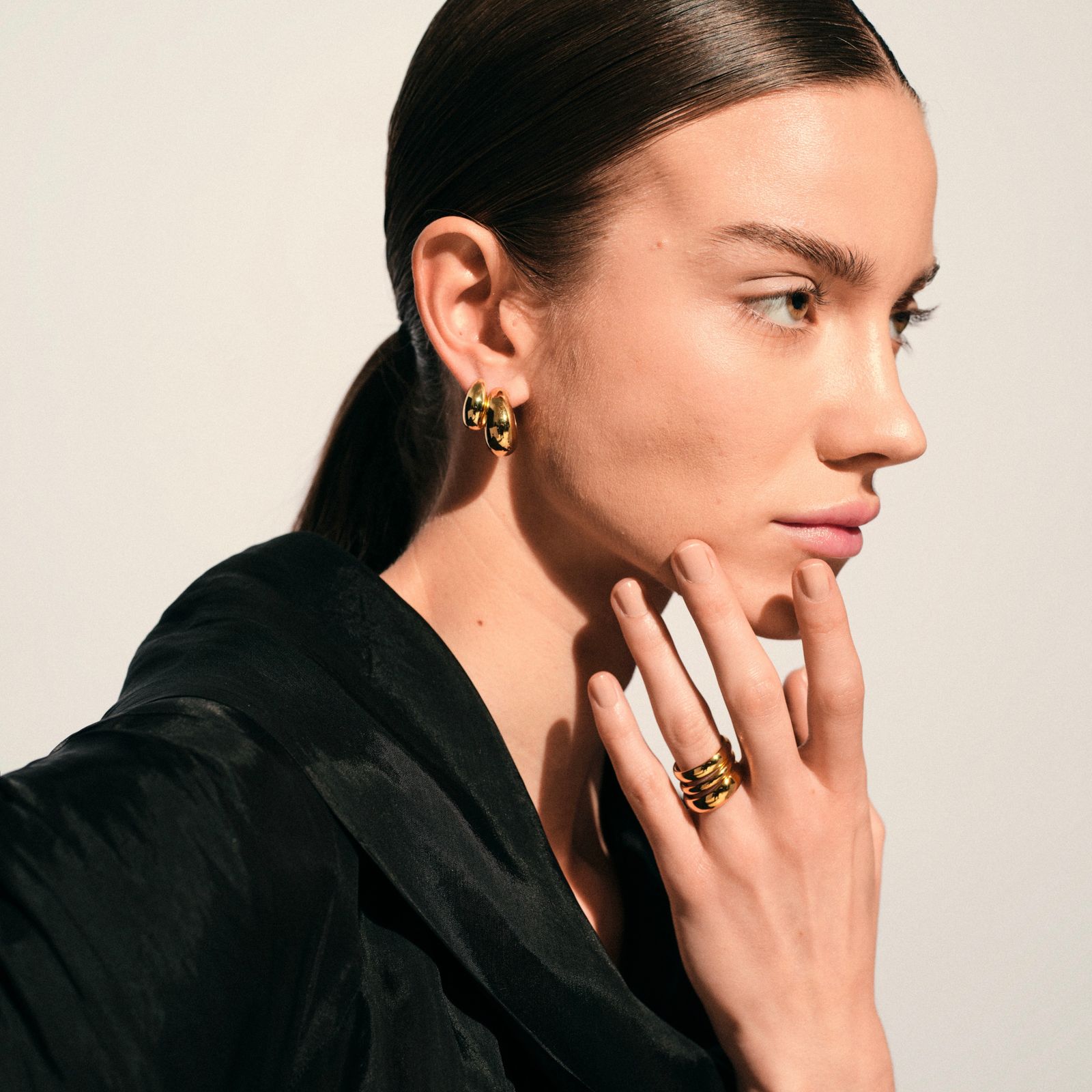 TOMWOOD - 【残りわずか】Ice Hoop Medium(GOLD) | ACRMTSM ONLINE STORE