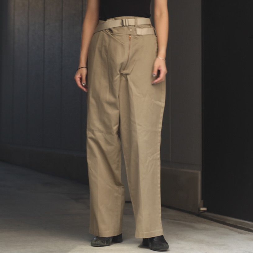 MAISON EUREKA メゾンエウレカ ヴィンテージリメイクチノパンツS