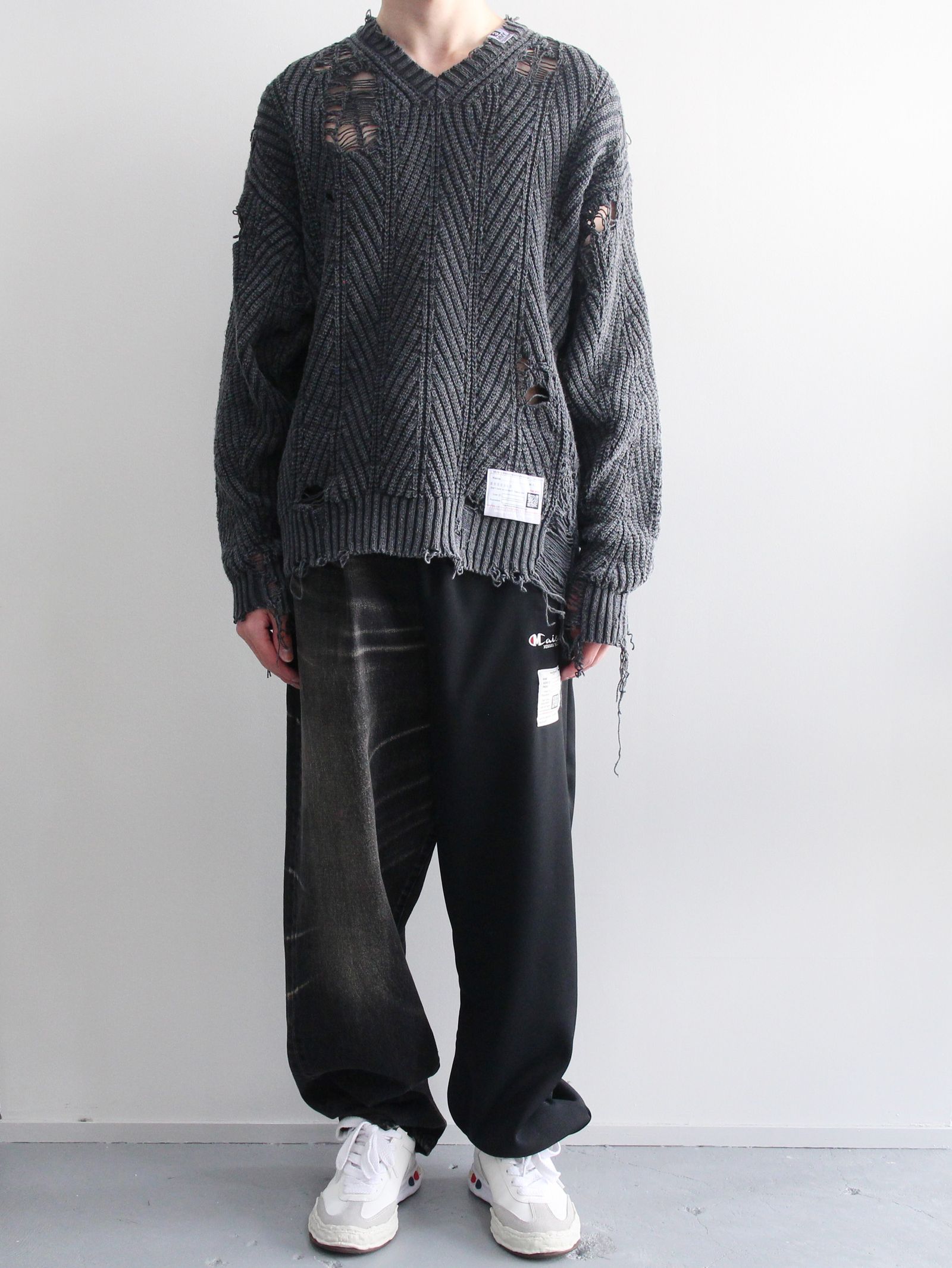 メゾンミハラヤスヒロ ブラックニットコーデ | 1379 | ADDICT WEB SHOP