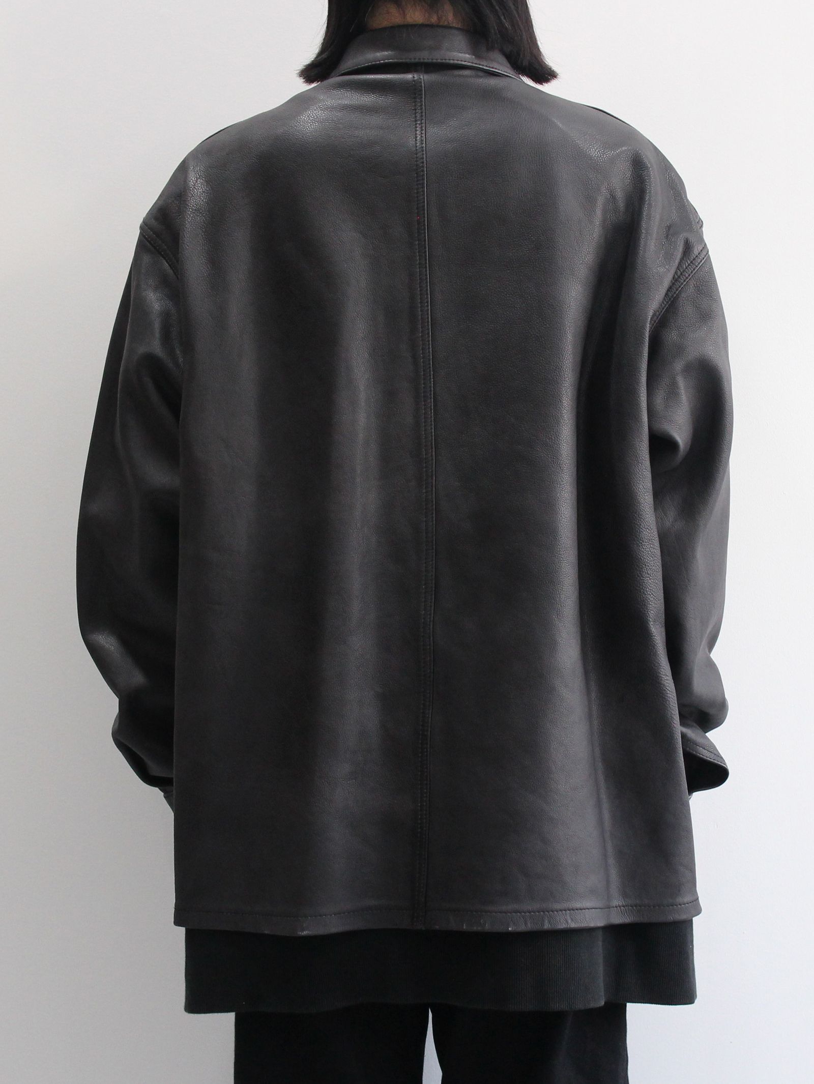 SEVEN BY SEVEN - ユーロ ワーク レザー ジャケット EURO WORK LEATHER