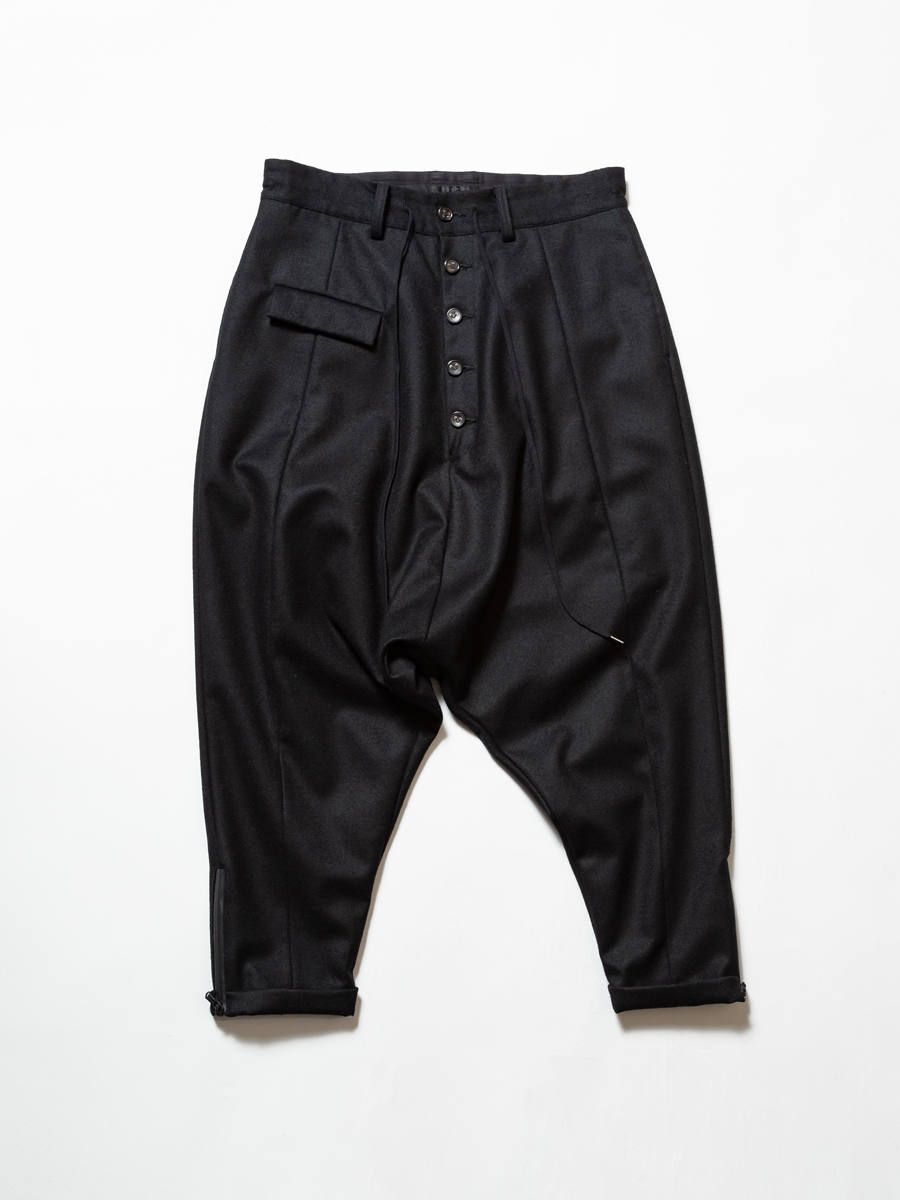 The Viridi-anne - コーティングフラノサルエルパンツ | ADDICT WEB SHOP