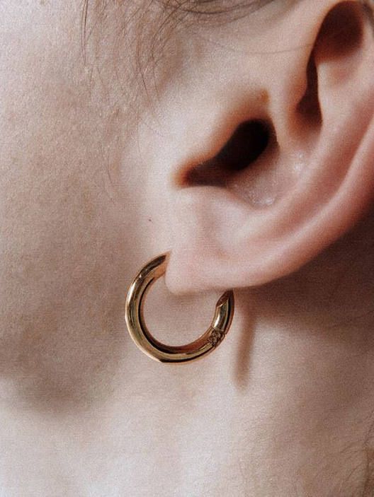 NIL DUE / NIL UN TOKYO - 【両耳用】リングピアス - CARVED SEAL RING