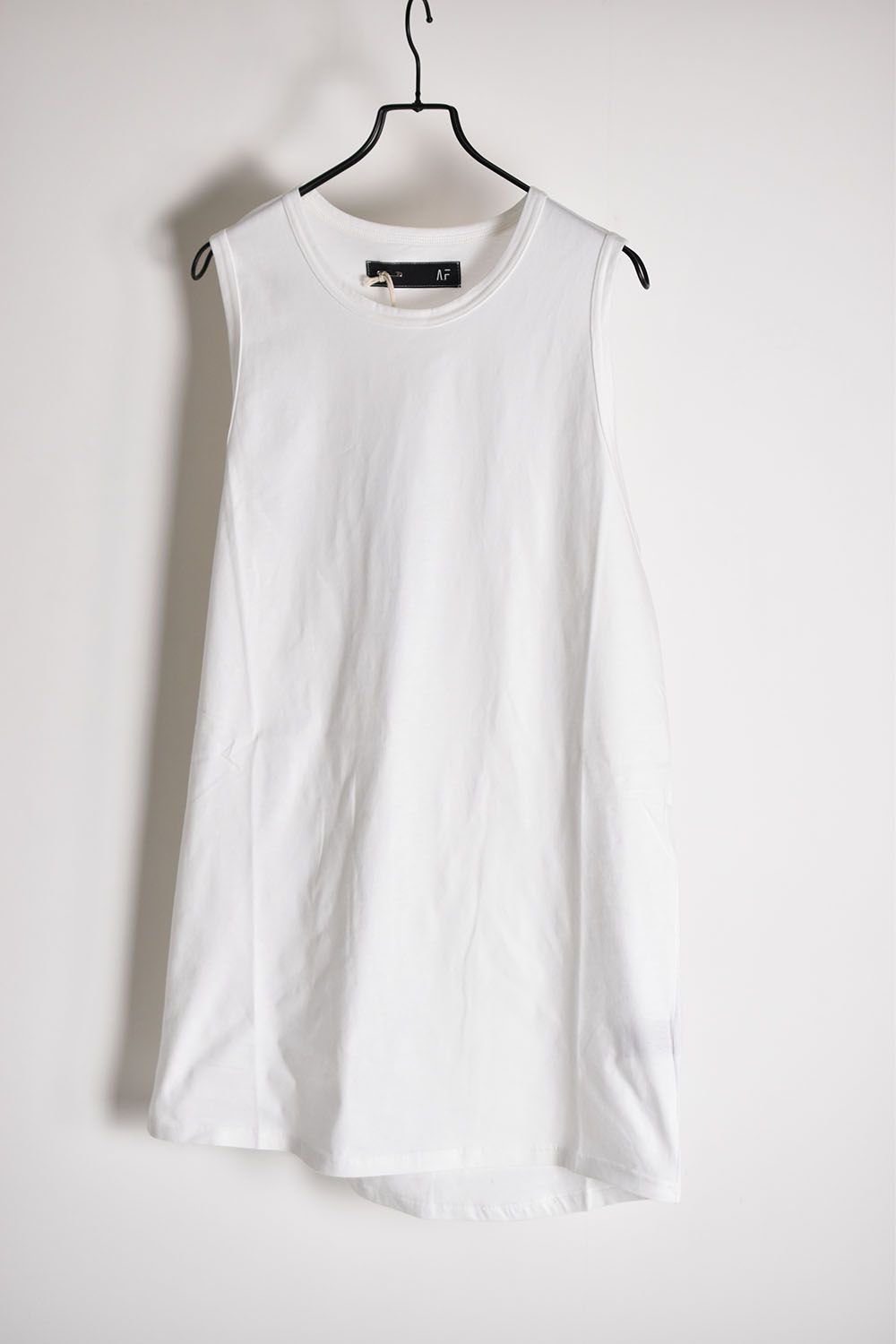 ○☆新品未使用 A.F ARTEFACT ロングタンクトップ 1 アイボリー A.F