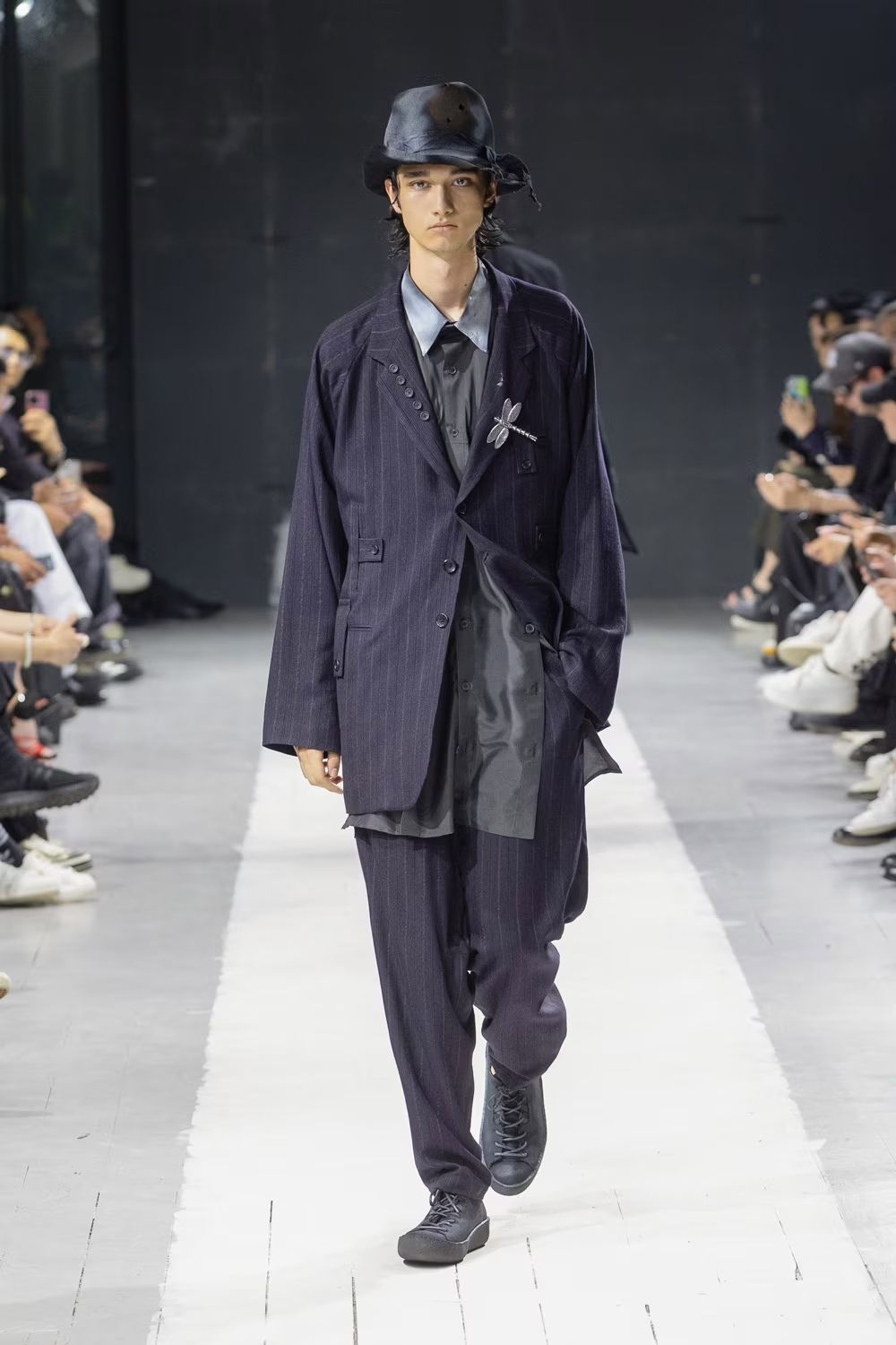 yohji yamamoto - pour homme | 右コインPK付ST柄P / ストライプ柄