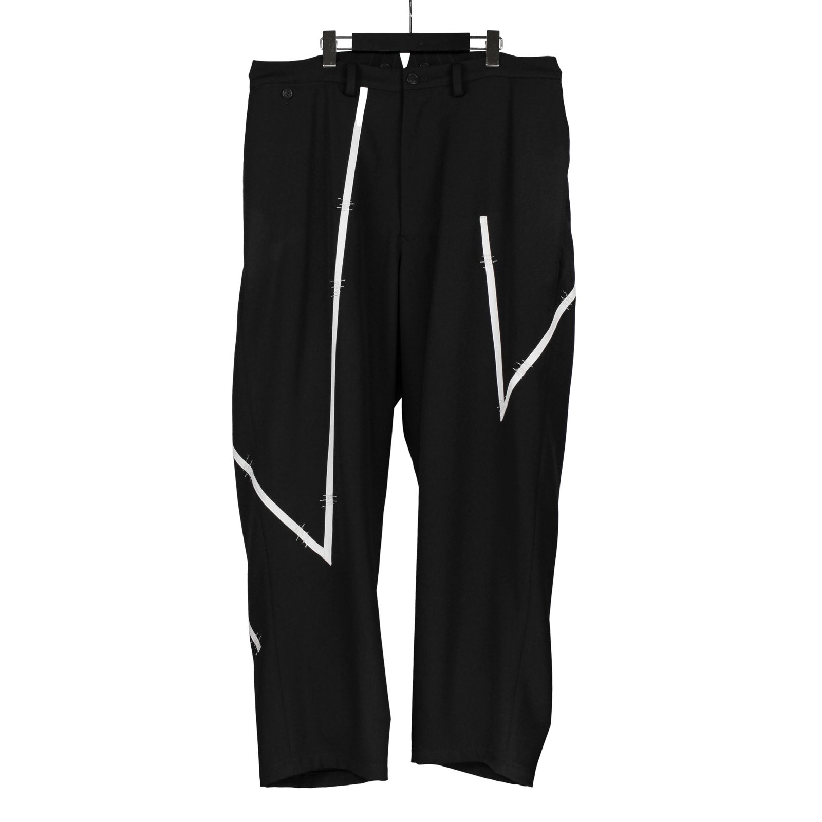 タグ付き Yohji Yamamoto 23AW 脇マチ付ドレープP タグ付き Yohji