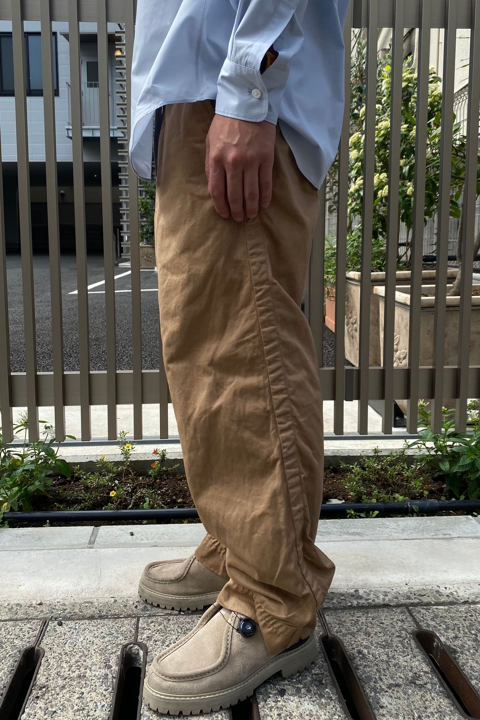 kolor⁄BEACON [カラービーコン] 23SS パッカリングパンツ kolor beacon