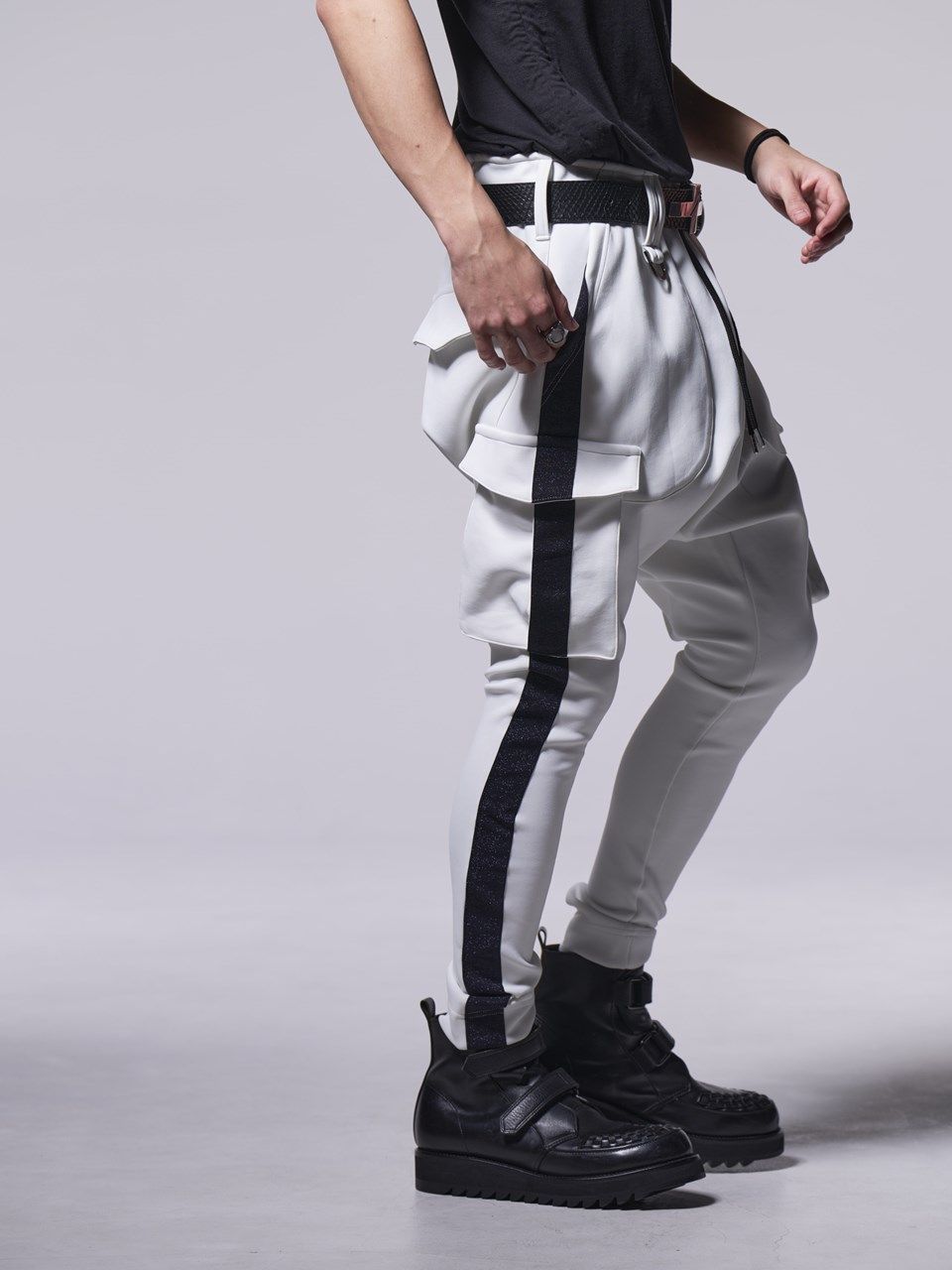 kiryuyrik - 《予約品》 Line Sarouel Pants / ラインサルエルパンツ