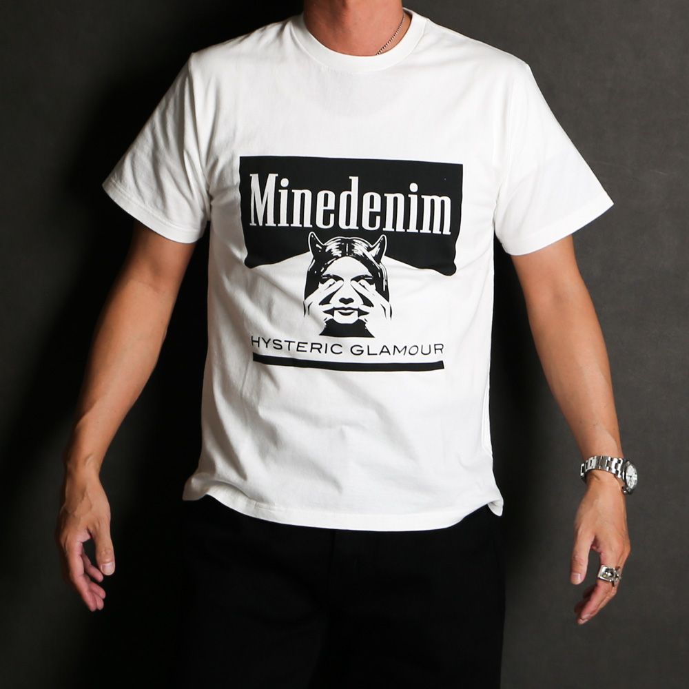 MINEDENIM - HYSTERIC GLAMOUR × MINEDENIM / Graphic T-Shirts - WHT