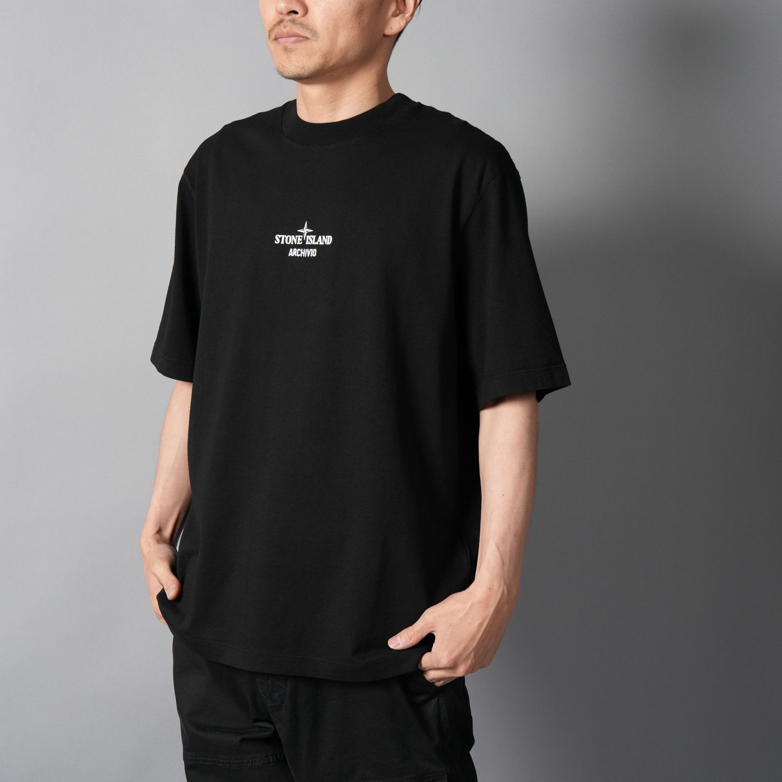 STONE ISLAND - 2100023 ORGANIC COTTON JERSEY / Tシャツ (ブラック
